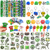 57/58Pcs Soccer Party Supplies Kit Football Theme Decor Set Whistles Bags Birthday Gifts Pinata Fillers School Events party pack