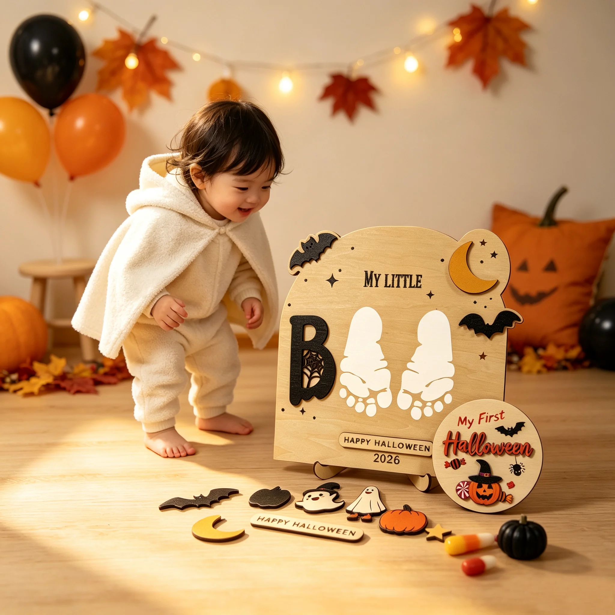 baby’s-first-halloween-diy-footprint-sign-my-little-boo-wooden-craft-personalized-children’s-keepsake-custom-halloween-decor