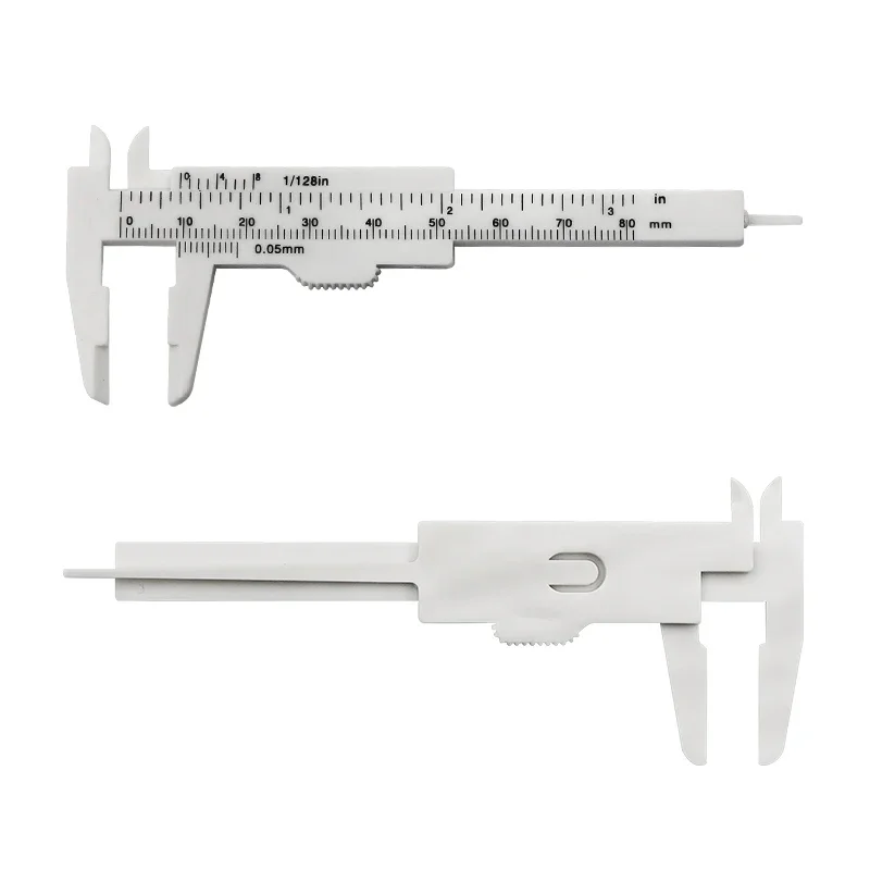 Students Caliper,New Mini Plastic Vernier Caliper, 0-80mm Jewelry Measuring Tool, Small Gifts,pie de metro,calibrador