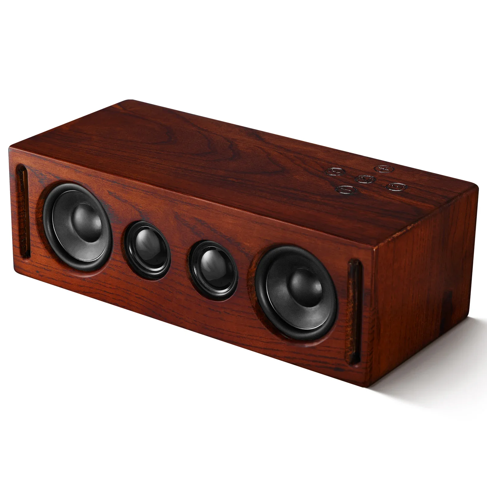 

2022 New Wooden Multifunction Sound box Home Theater Bluetooth PC Speaker With touch control