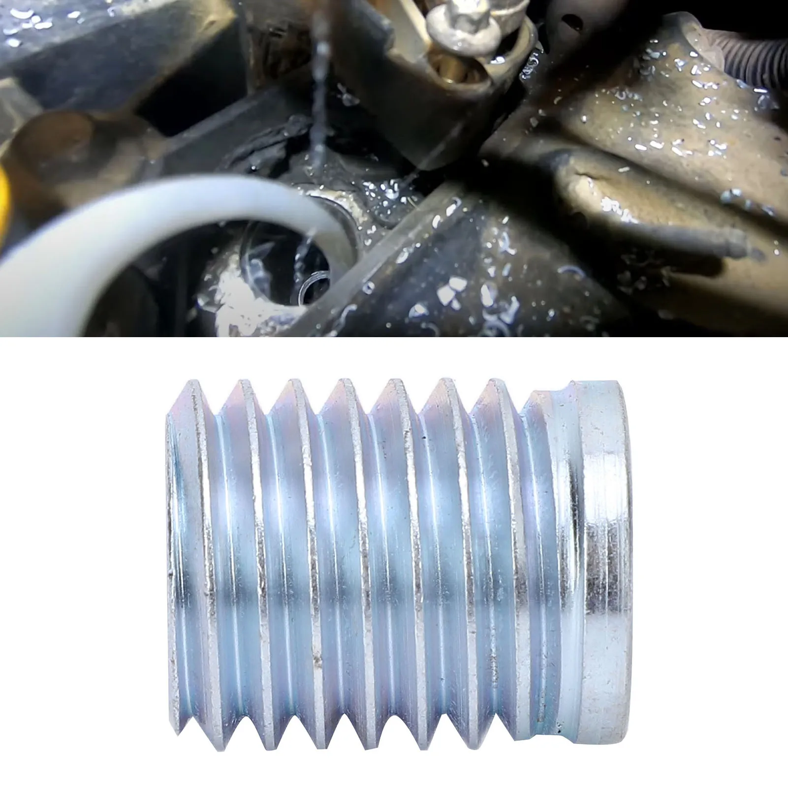 

3/4" Spark Plug Thread Insert - 10mm x 1.25mm Pitch Carbon Steel Repair Kit for 4.6L/5.4L 2V Engine Heads