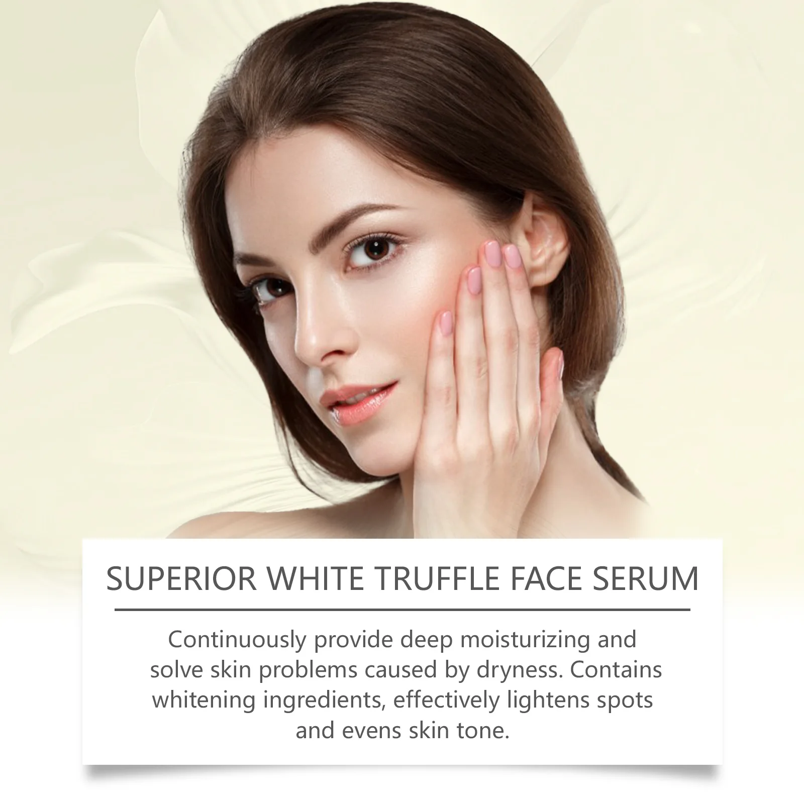 White Truffle Face Serum Delay Ag-ing Reduce Wr-inkles Wh-itening Dullness Fade Fine Lines Deep Moisturizing Nourishing Essence