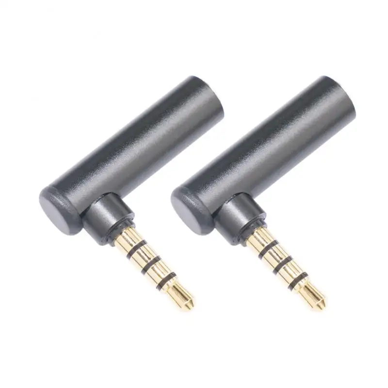 10/5/3/1pcs 3.5mm L Shape Audio Adapter 3.5 Jack Male To Female 90 Degree Audio Converter