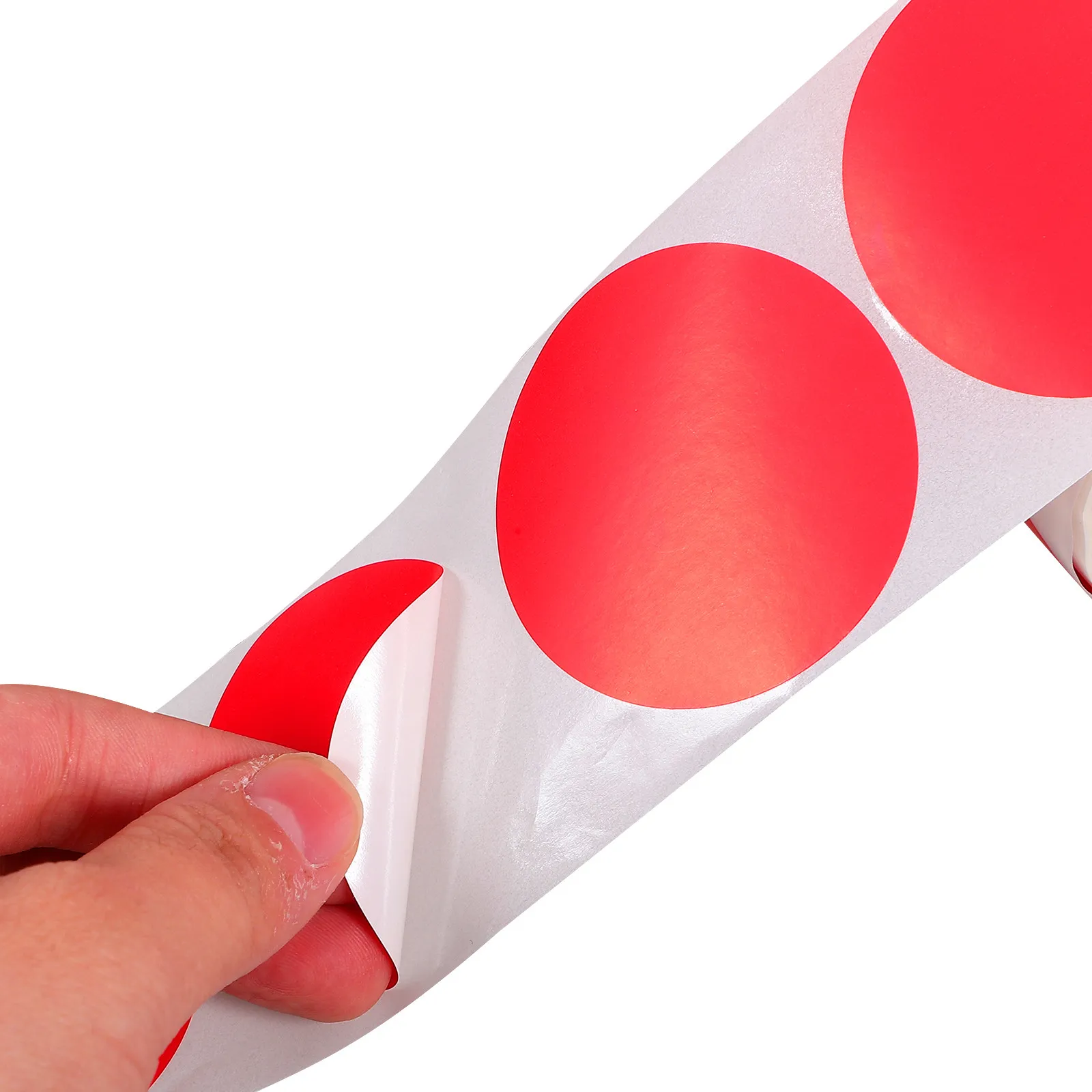 

1 Roll Round Label Sticker Blank Printable Labels with Strong Adhesive for Address Price Tags Mailing Large Label Stickers