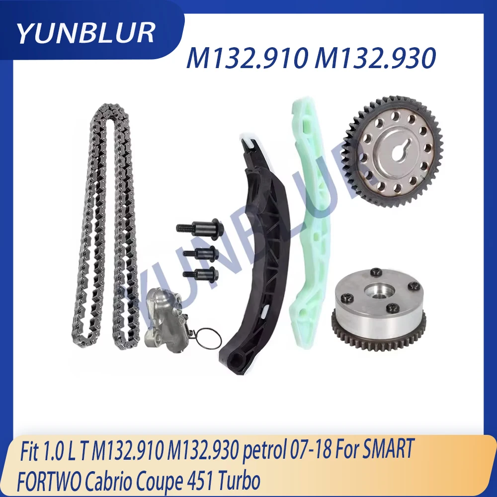 M132 Engine Part Timing Chain Kit Fit 1.0 L T M132.910 M132.930 07-18 For SMART FORTWO Cabrio Coupe 451 Turbo A1320520016