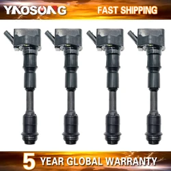 4 PCS ORIGINAL QUALITY IGNITION COIL FOR VOLVO S60 S80 XC90 XC70 XC60 V60 2.0L Turbo B4204T6 B4204T7 UF756 31312514 31358940