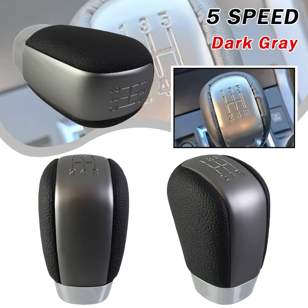 5 Speed Gear Shift Knob Lever Change Head Stick Shifter Leather For Suzuki Grand Vitara 2 II (JT) 2006-2015 Automotive Interior