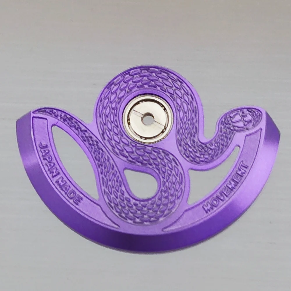 دوار الحركة الأوتوماتيكية NH35 الدوار المعدني اعوج الدوار يناسب NH35 NH36 NH38 4R35 4R36 أجزاء ساعة يد تعمل بالحركة استبدال أجزاء #6