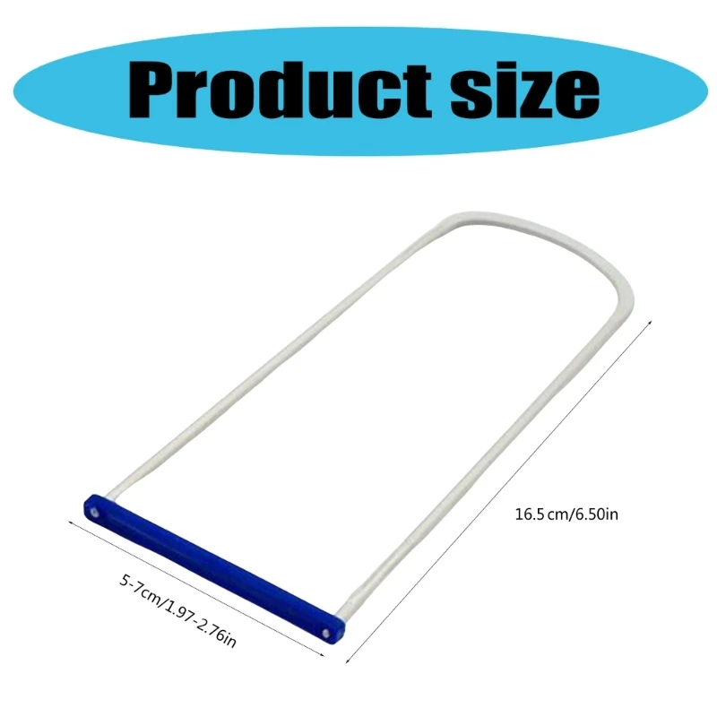 أداة الحياكة اليدوية أداة الحياكة المحمولة النساجين سهلة الاستخدام جهاز الشوكة ملحقات إبرة متماسكة الزهرة للصياغة #6