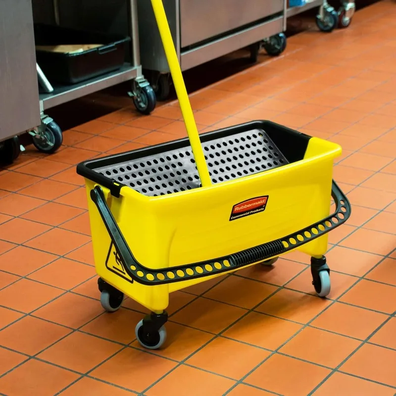 Microfiber Mop Bucket with Press Wringer, 26