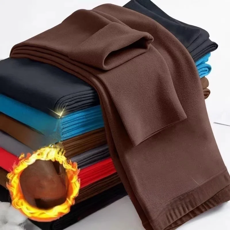 

Утепленные мужские брюки из немецкого вельвета для осени и зимы, термо-штаны с подогревом, комфортные теплые рабочие брюки, повседневные штаны.