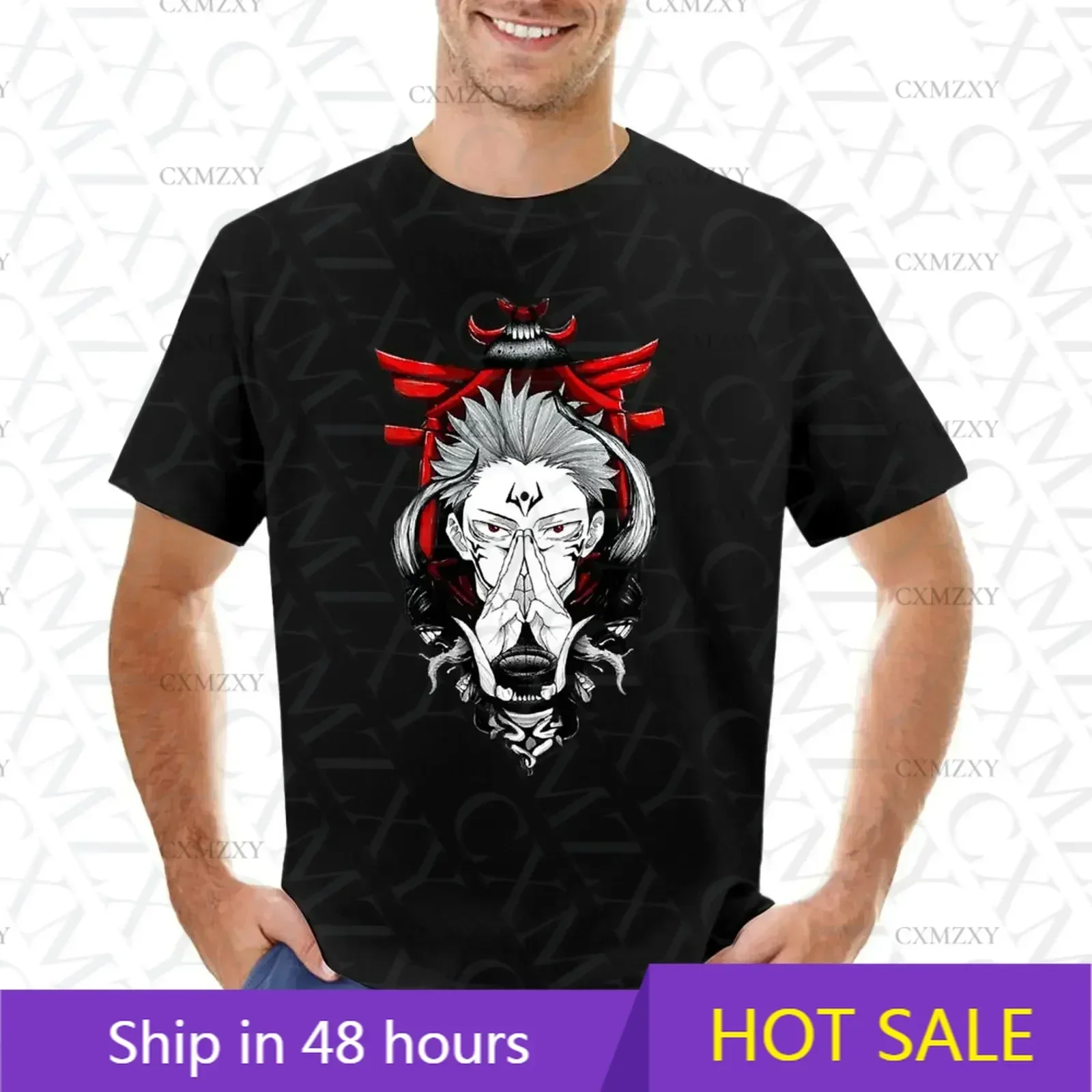 Sukuna ryoumen King of curses Domain Expansion - Malevolent Shrine T-Shirt plus size tops aesthetic clothes men clothing
