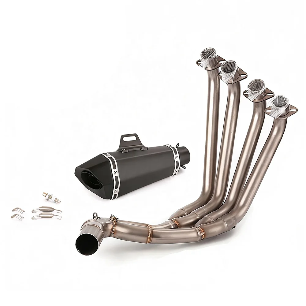 Für Honda CBR650F CBR650R CB650F CB650R Auspuffanlage Schalldämpfer Vorderes Krümmerrohr Auspuffrohre – Detail 13