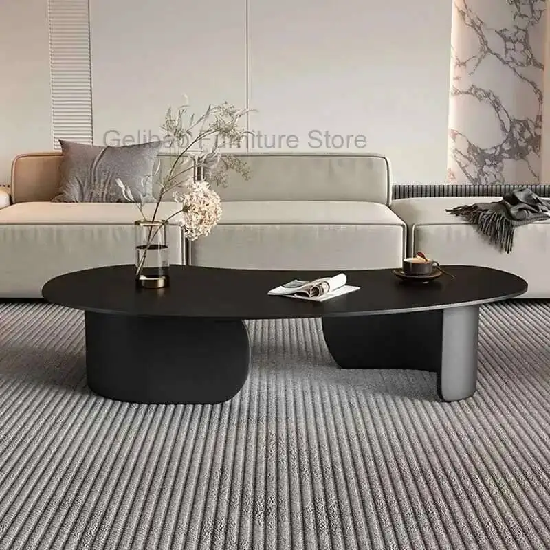 

Unique Black Modern Coffee Cheap Table Large Citalian Offee Table Nordic Tea Apartamento Salontafel Voor Woonkamer Furniture