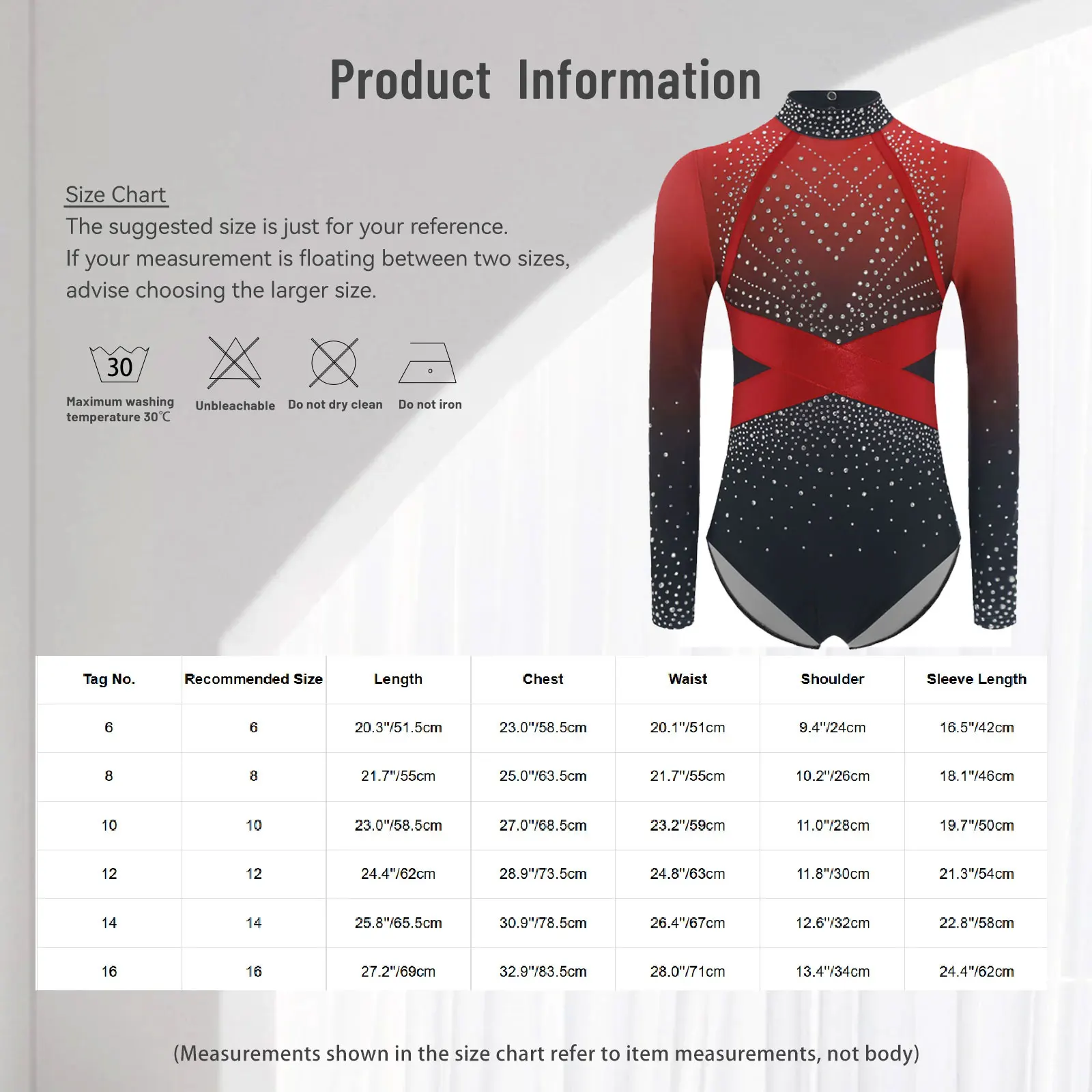 キッズガールズキラキララインストーン体操レオタードチャイルズバレエチュチュ体操ボディスーツ社交フィギュアスケートダンスジャンプスーツ