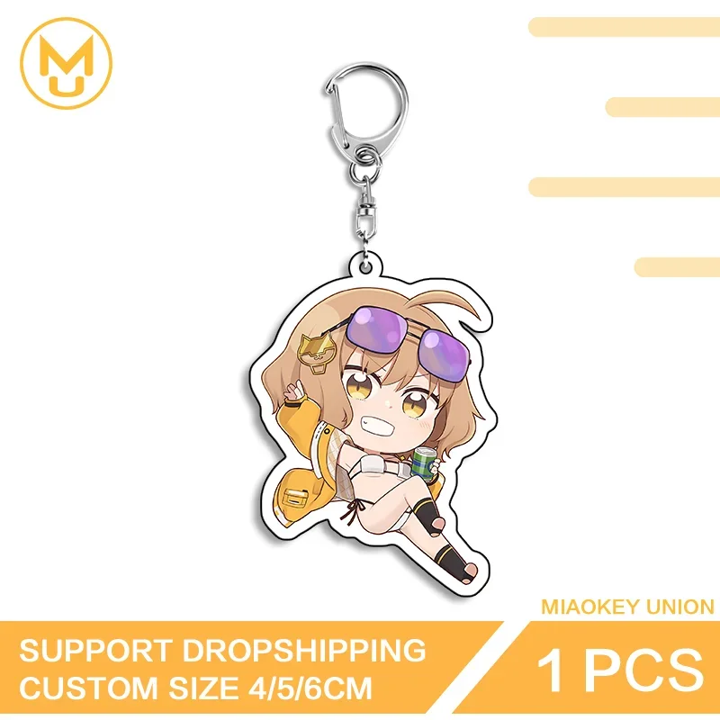 Game Character Adorable Double Sided Acrylic Keyring Amusing Versatile High Quality For Backpack Clothes Hat Jewelry Gifts
