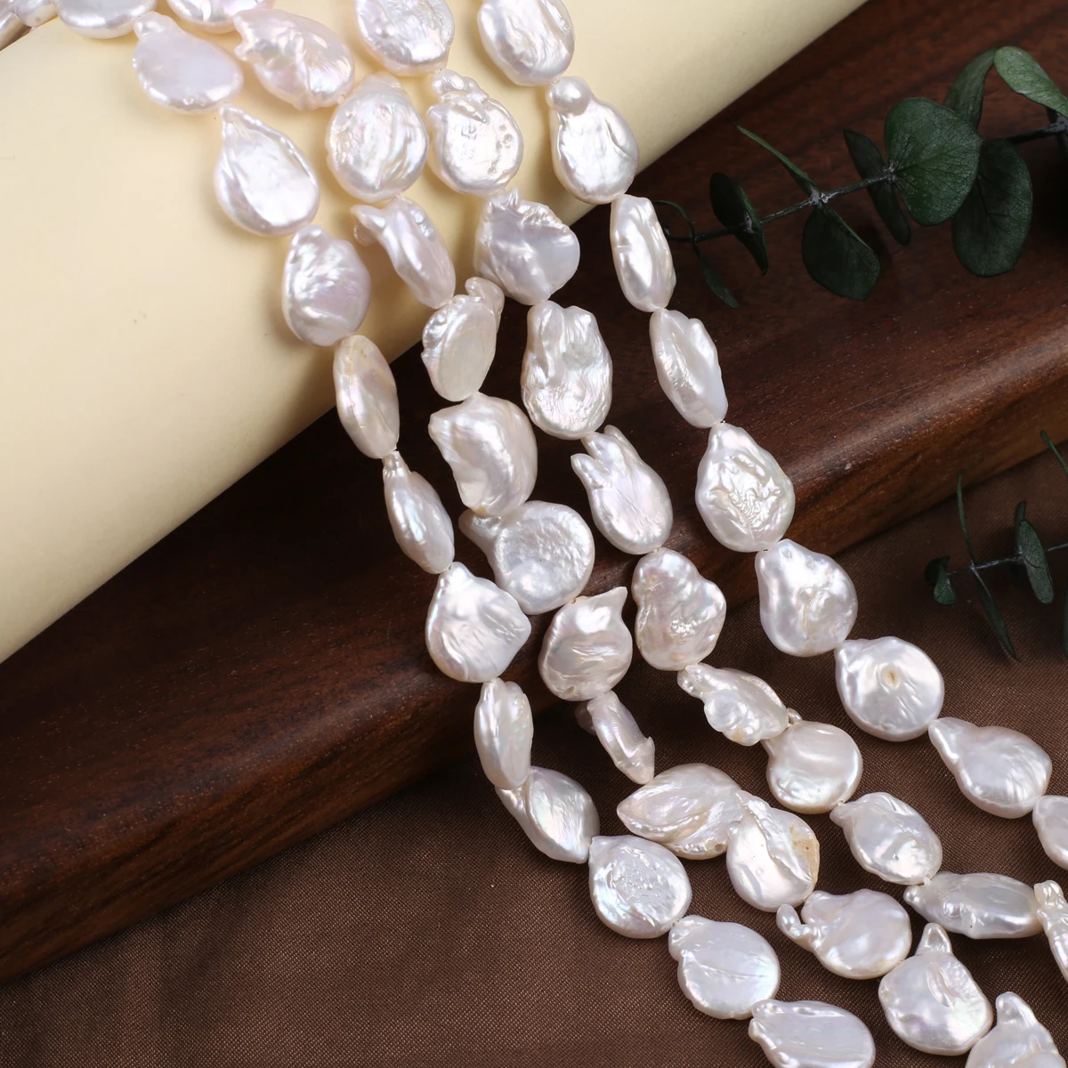 

Irregular 100% Natural Freshwater Baroque Pearl Water Droplet Shape Beads 10x15mm DIY Necklace Earrings Bracelet Accessories