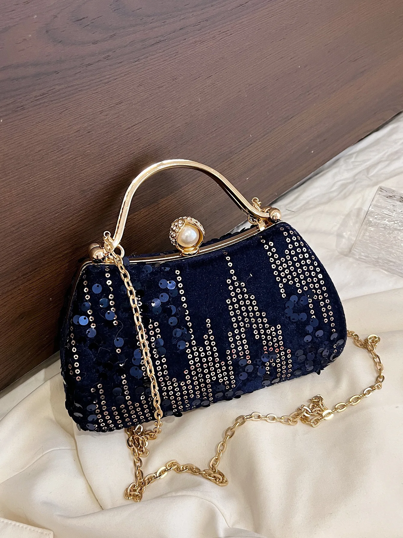 

2025 Elegant Evening Clutch Bag - Sparkly Rhinestone Wedding Party Purse for Bride & Bridesmaids, Crossbody Prom Handbag