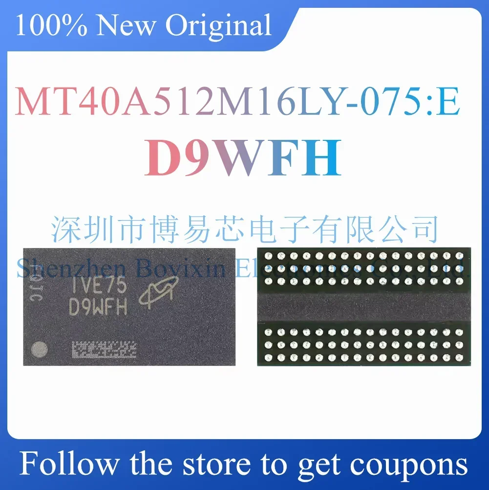 NEW MT40A512M16LY-075:E D9WFH Original Product BGA-96