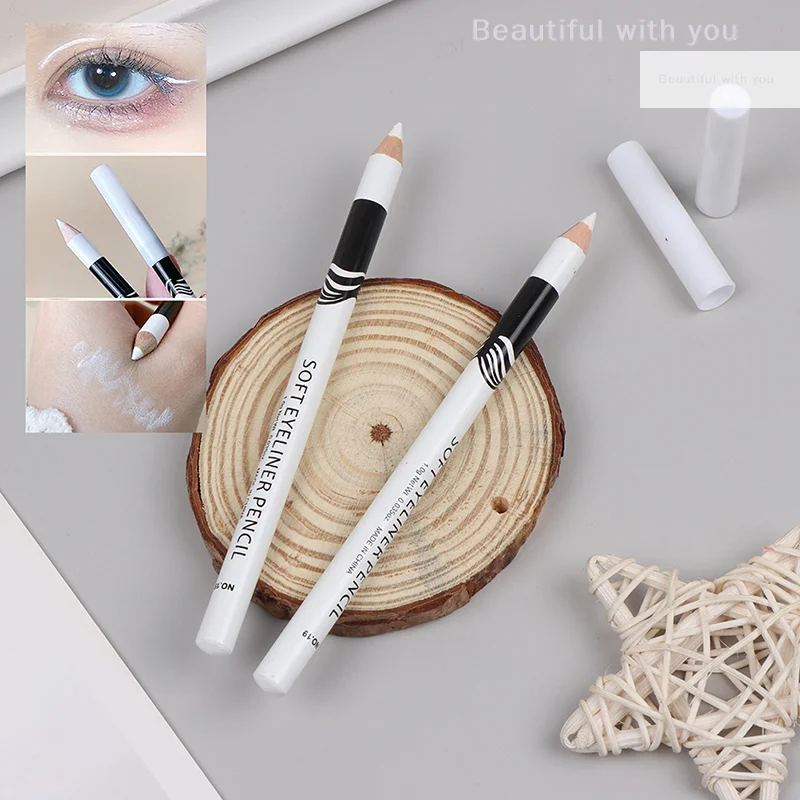 

Menow Waterproof Makeup Cosmetic Eye Liner Pencil White Eyeliner Brow Mapping