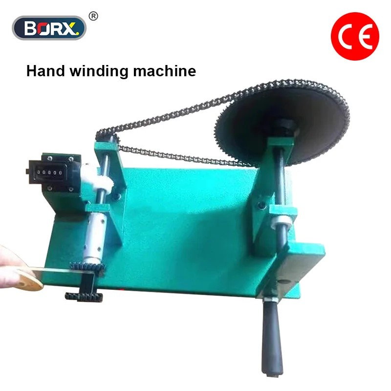 

BORX Hand Cranked Wire Winding Machine Automatic Counting Winding Machine With Transformer for Silicone Electrical Wire Cable