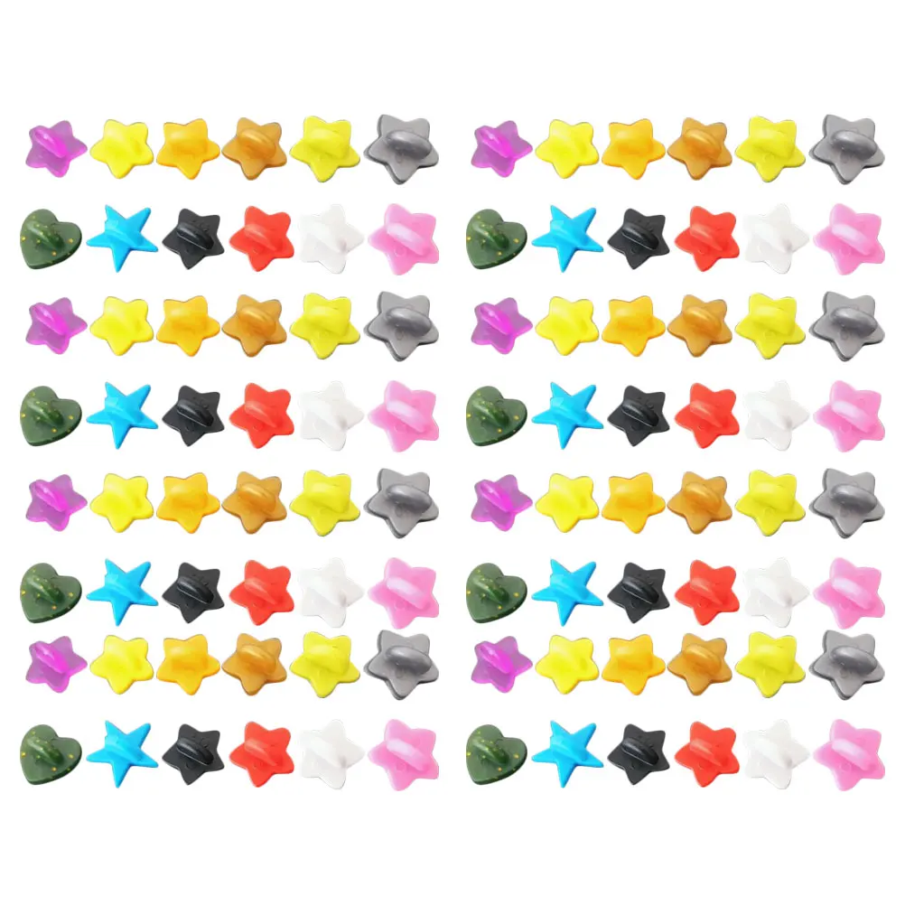 

Colorful Rubber Butterfly Hat Blank Back Lock Pins for Brooch Jewelry DIY Accessories Replaceable Pin Backs Enamel Lapel Badge
