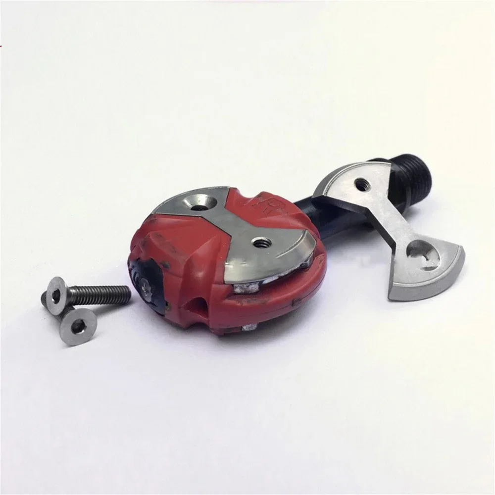 ロードバイクセルフロックペダルチタンクリートワフースピードプレイペダルチタン部分バタフライスライス