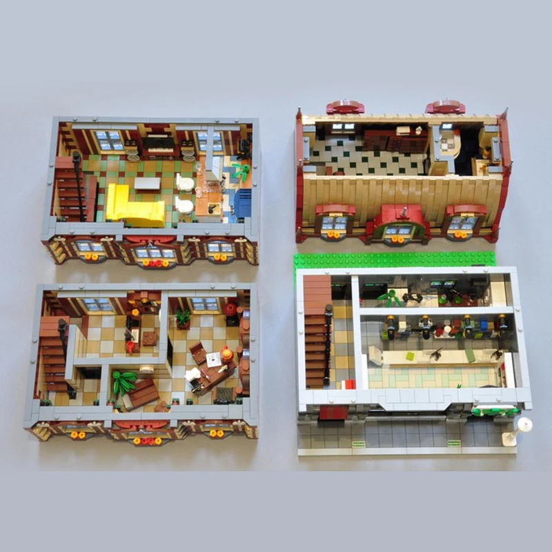 6125 PCS Building Brick Modular Pharmacy MOC Customize Modular Building Block Technology Creative Design DIY Assembly Toy Gift