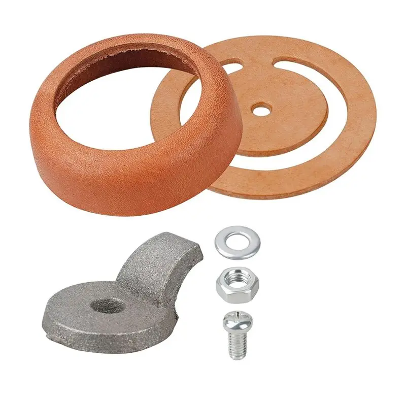 AT63-PU Leather,Cup& Lower Valve Set-3 1/2 Inch Included-Pitcher Pump Replacement Repair Kit For Simmons 1160/PM500 Hand Pumps