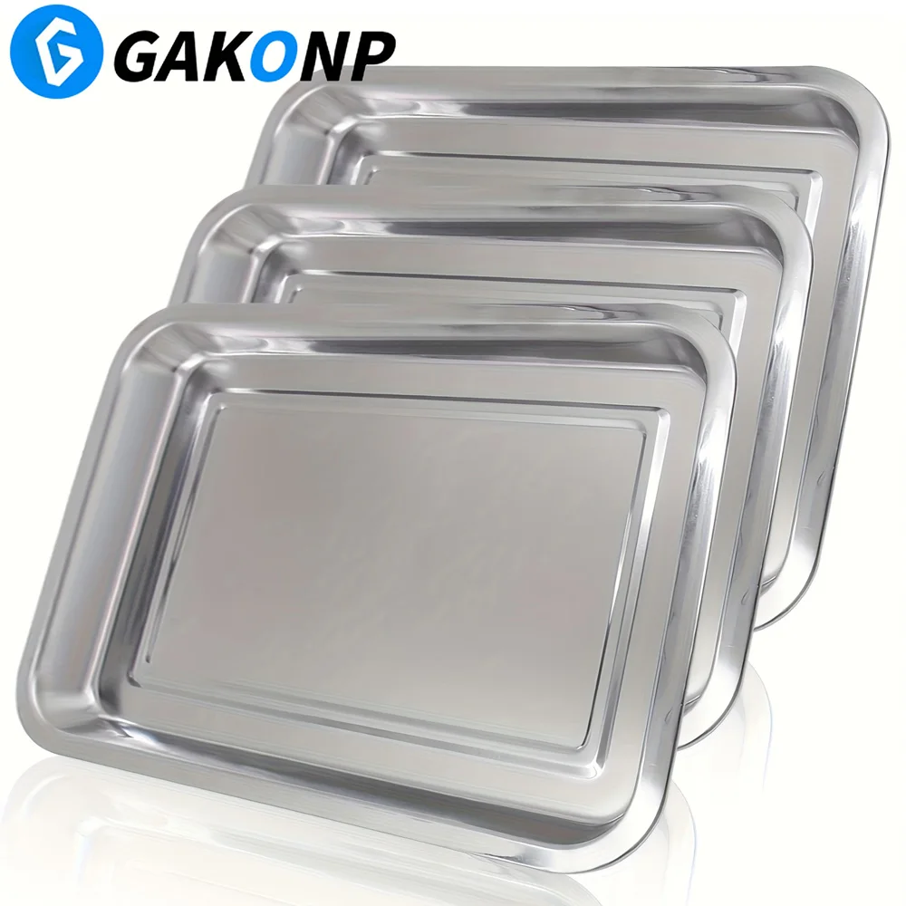 

3/2/1 шт. лотки для татуировок из нержавеющей стали, лоток для хранения косметики, лоток для тату-оборудования, стоматологический лоток, поддельный лоток для ногтей, аксессуары для татуировок