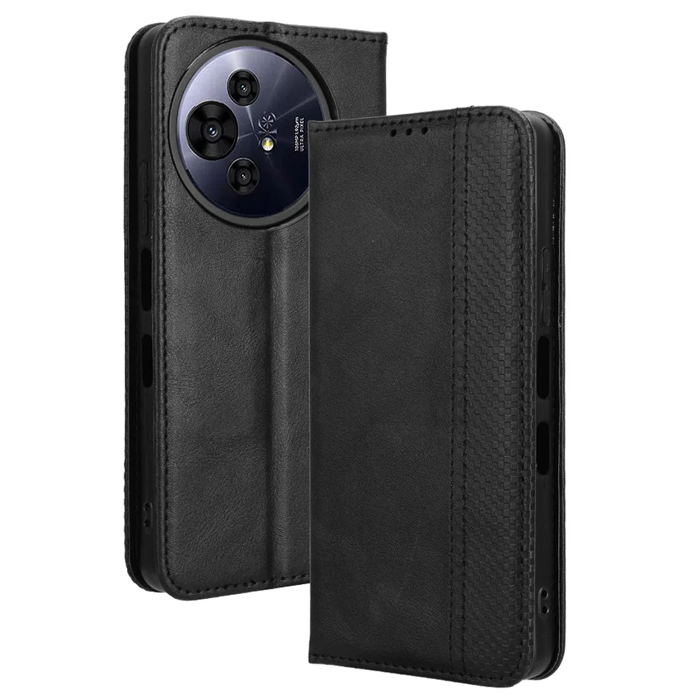 Flip Retro Style Leather Magnetic Closure Cover For TCL 50 Pro NxtPaper Card Slot Wallet shockproof Case For TCL 50 Pro NxtPaper