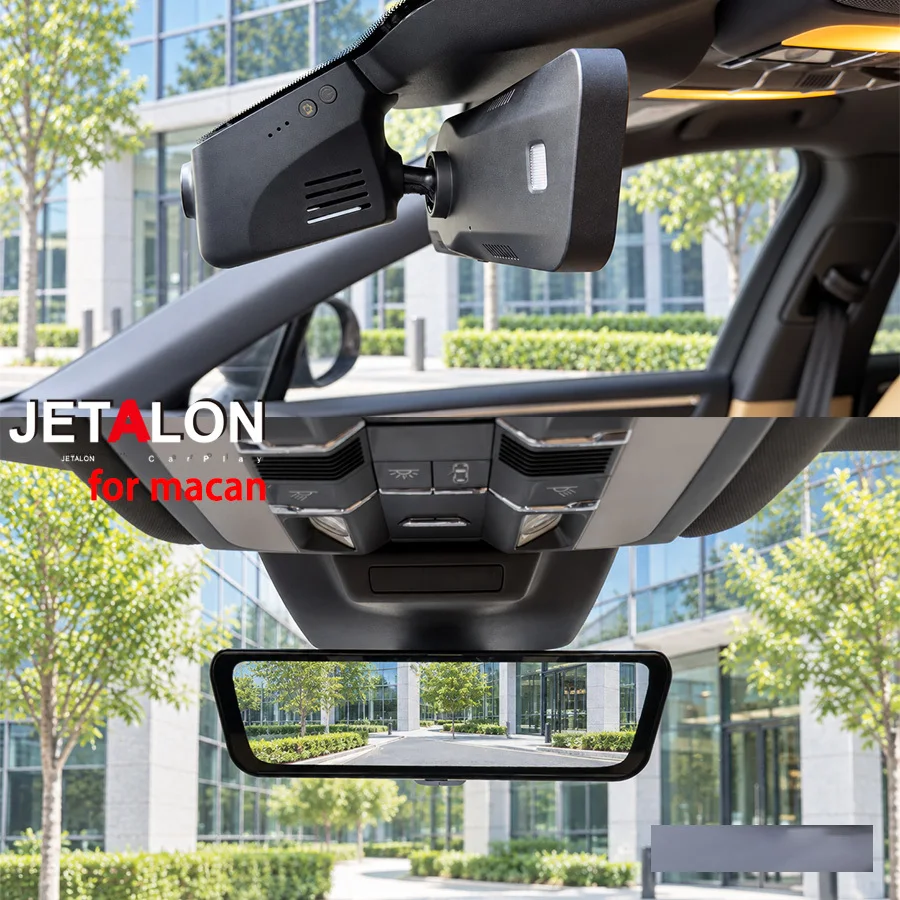 ADAS Lane Departure Side Traffic Alert For Porsche Macan 2014-2021 Streaming Media Rearview Mirror Multi Driving Warning System