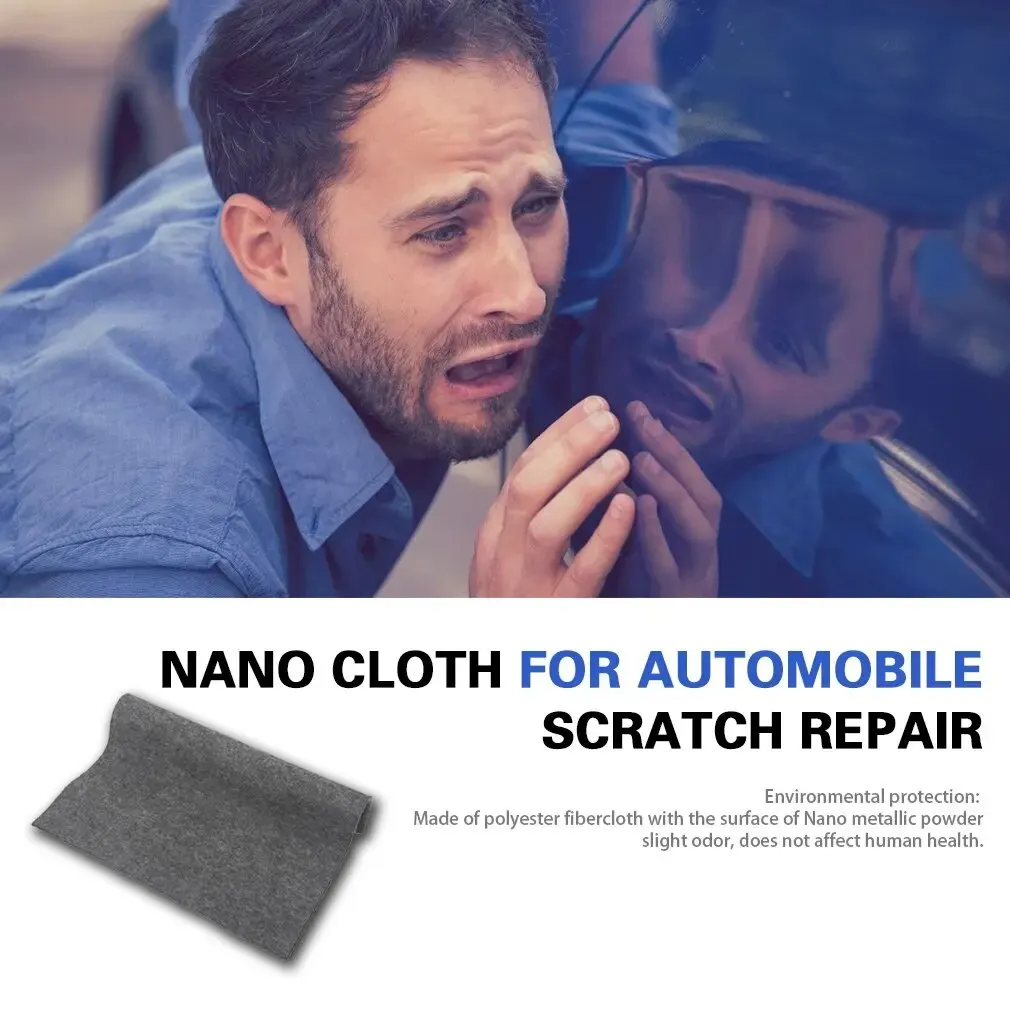 Nano Magic Anti-Scratch Cloth For Car Universal Metal Surface Instant Polishing Cloth Smart Car Surface Repair Cloth