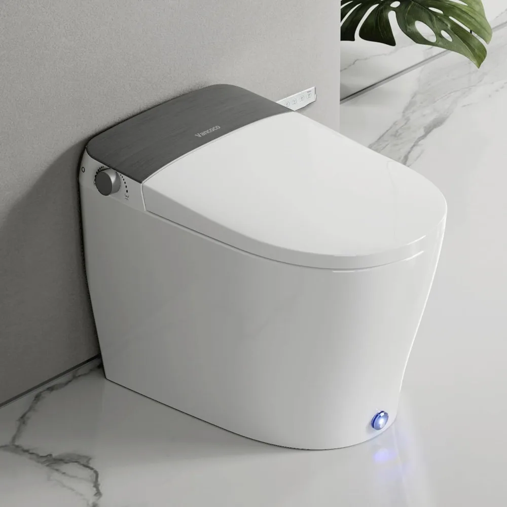 

VANCOCO Integrated Smart Toilets with Bidet Features, One-Piece Designs, Night Light, and Heated Seats