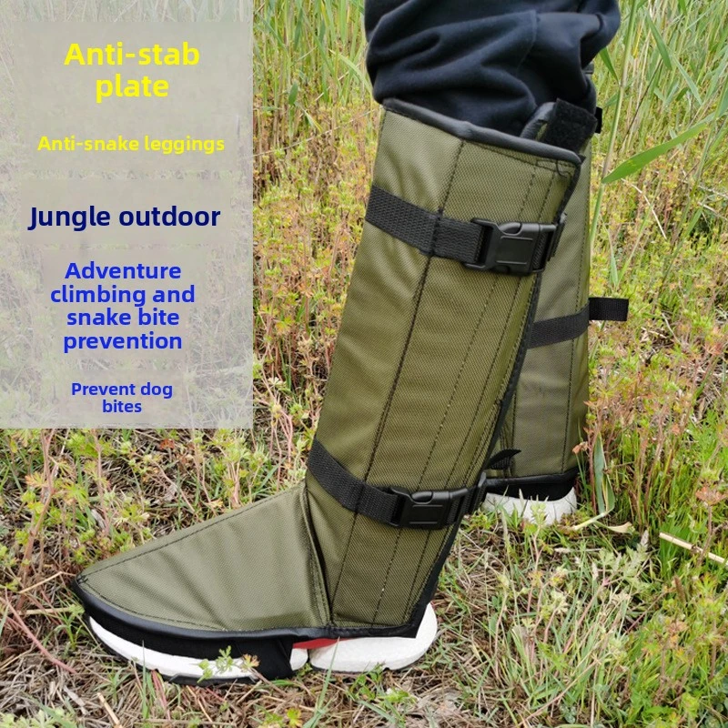 

Waterproof Durable Jungle Gaiters – Anti Puncture Leg Guards for Hiking, Snake Proof Chaps for Camping & Outdoor Protection