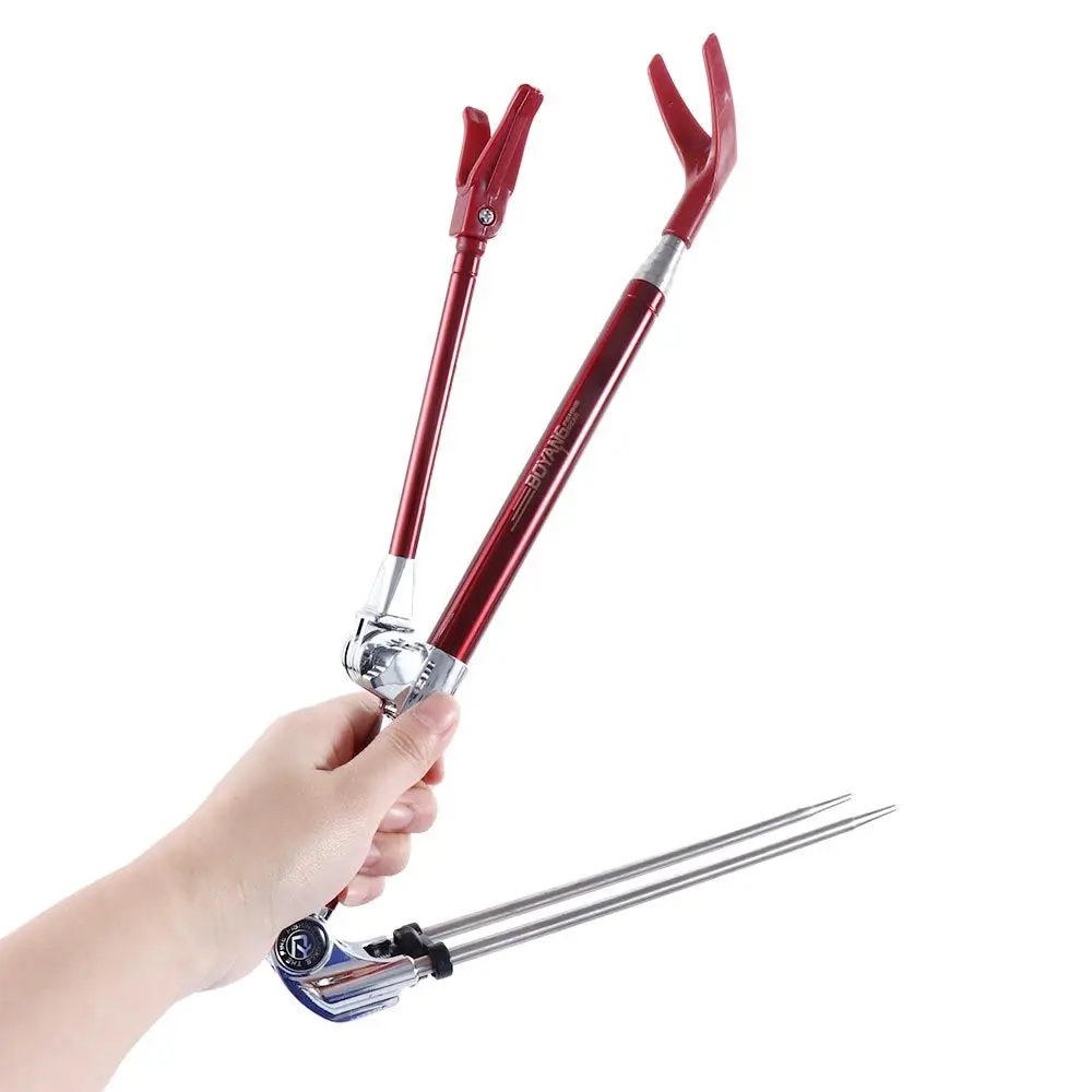 

Anti-rotation Double Groove Telescopic 1.5M 1.7M 2.1M 2.3M Fishing Bracket Fishing Rods Holder Fishing Pole Holder Hand Rod