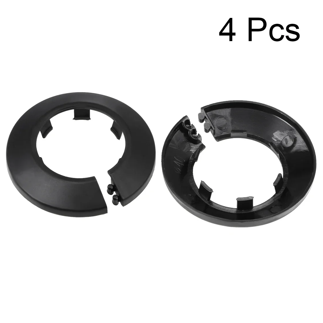 4Pcs Radiator Pipe Collars Shower Faucet Angle Valve Pipe Plug Decoration Cover Snap-on Plate Kitchen Faucet Accessories12-90mm