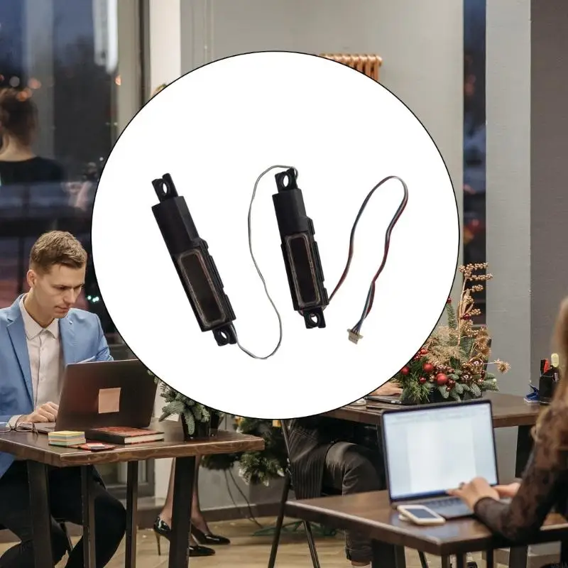 Q84A 1 زوج أجهزة الكمبيوتر المحمولة المضمنة في مجموعة مكبرات صوت داخلية اليسار + اليمين لـ E5480