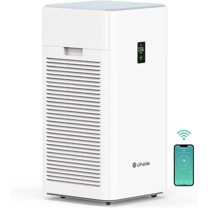 

Large Room Air Purifier, Low Noise For Bedroom Air Purifiers,Removal Of 99.99% 0.01 Microns Particles,