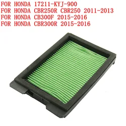 Motorcycle Engine Intake Air Cleaner Filter For Honda Moto CB300F CBR300R CBR250R CBR250 2015-2016 CBR 300 250 F R 17211-KYJ-900