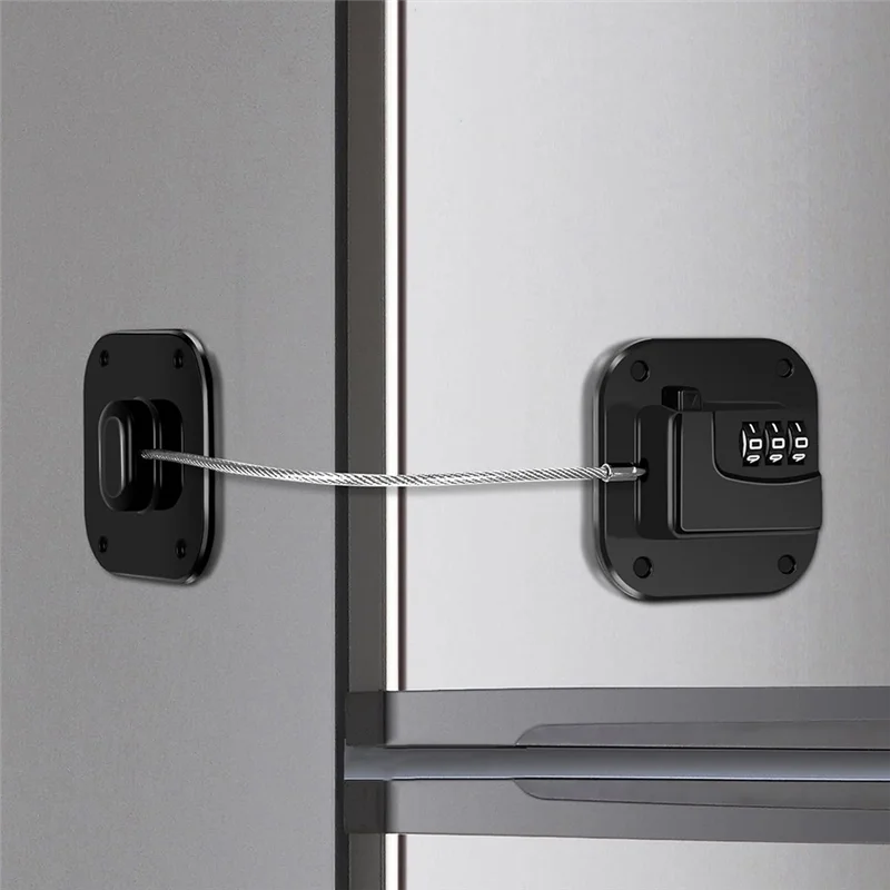 A003 Refrigerator Lock, Combination Lock For Refrigerator Cabinets, Drawers, Heavy Duty Fridge Lock, Safety Lock