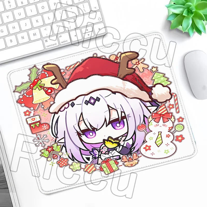 Selamat Natal Alas Keyboard Kecil Alas Mouse Honkai Star Rail Chrysos Heir Aglaea Cipher Castorice Alas Mouse Game Alas Komputer