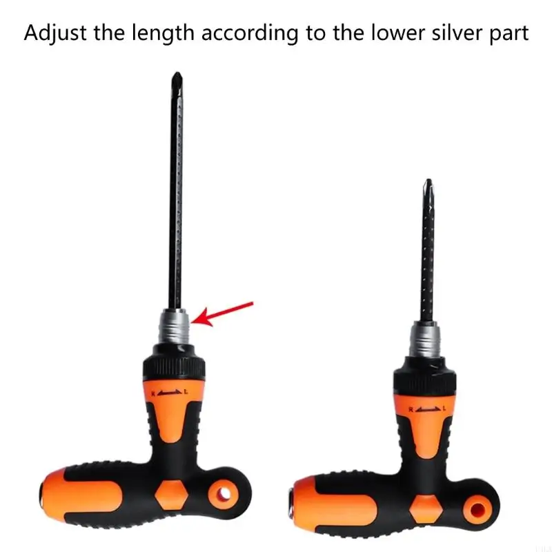 Set cacciavite T-tipo T. cricchetto impatto magnetico a cicet a cicet precisione Magnet Hand Hand Strumenti