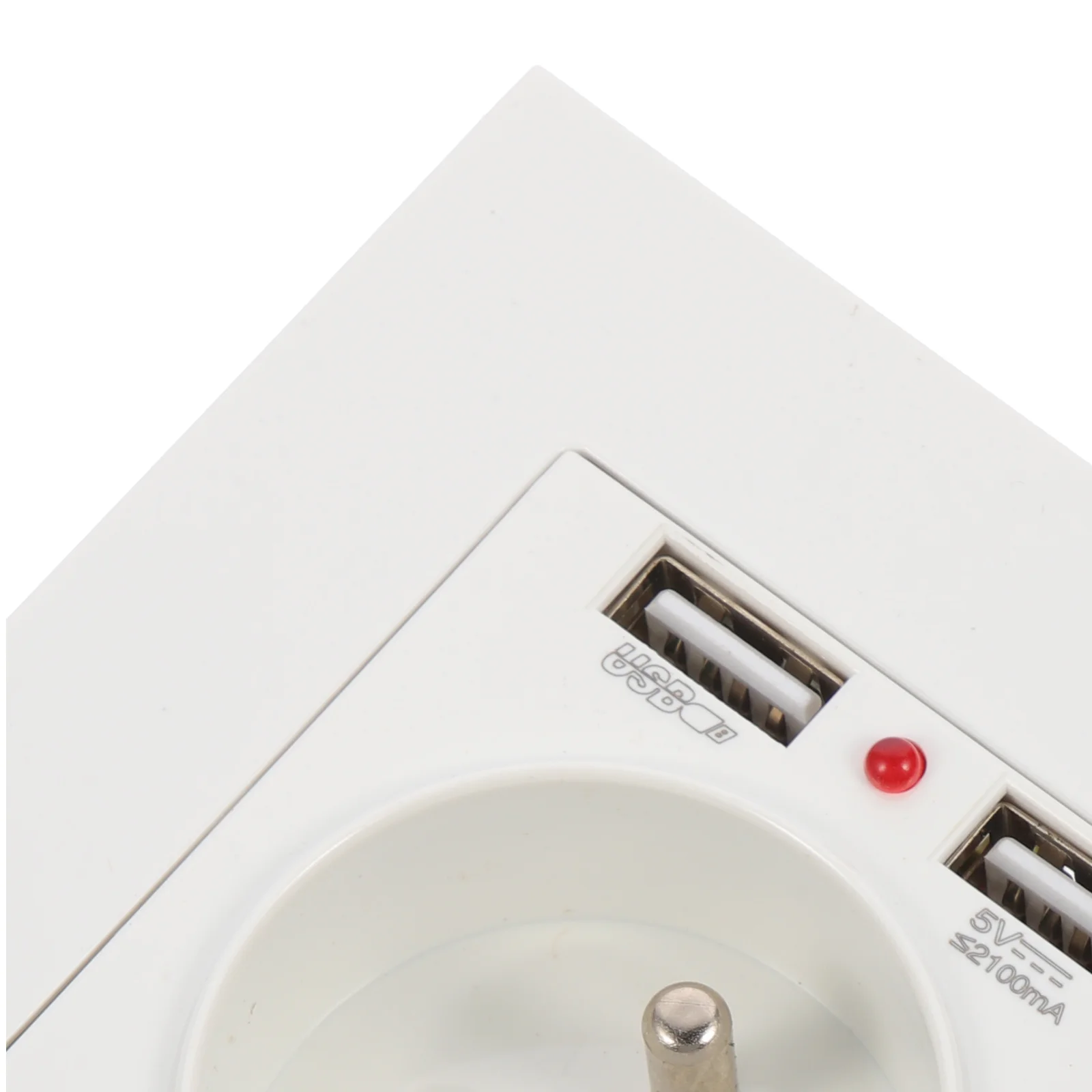 

86 Type USB Panel Socket Double USB Interface Two Prong French European Standard Wall for Home Hotel Restaurant