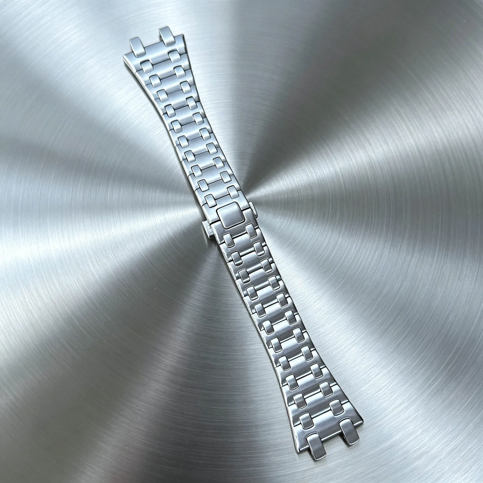 For AP ROYAL OAK Watchband High Quality Solid Stainless Steel Strap for 15703 26470 15400 Series Strap 28mm Men Silver Bracelet