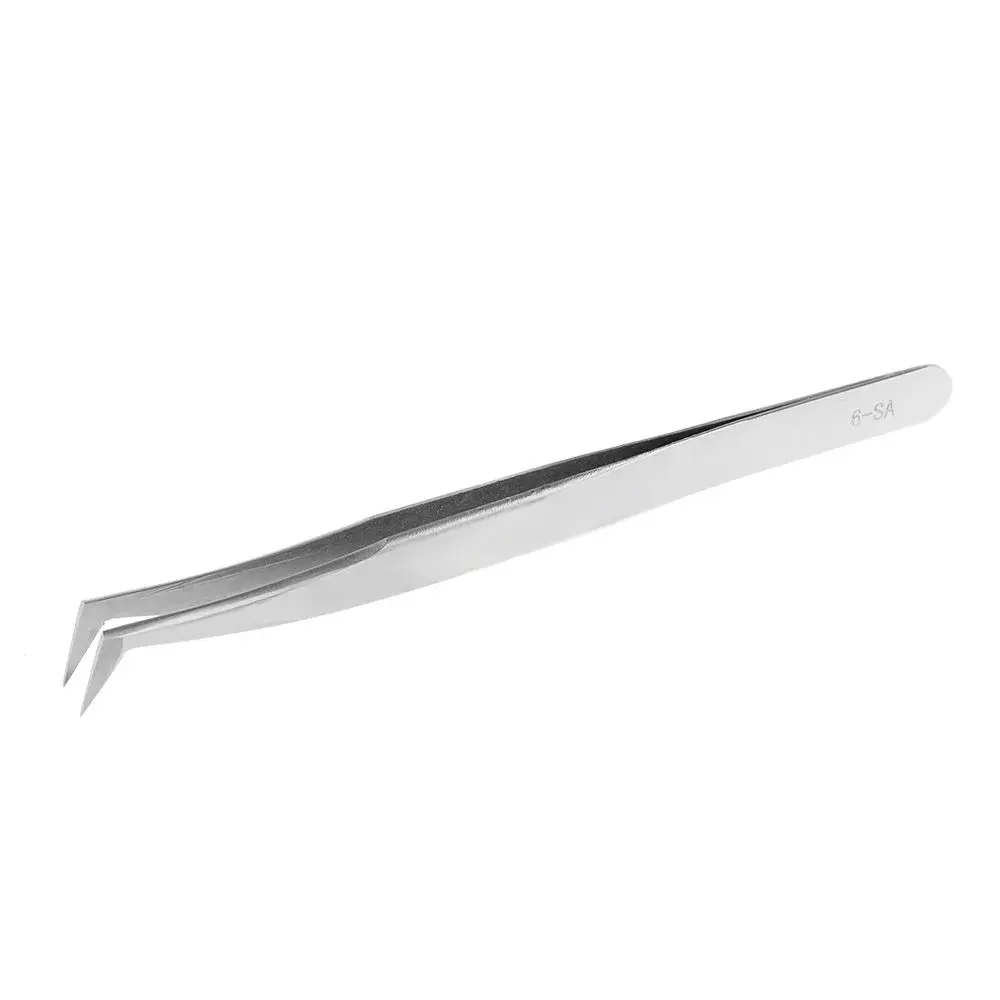Ferramenta de maquiagem profissional de moda quente pinça de cílios postiços de aço inoxidável curvado volume 3D 6D