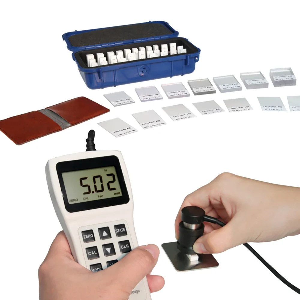 

YUSHI Portable Digital Coating Thickness Gauge CM10 for Car NDT High Precision Magnetic Method Eddy Current Method