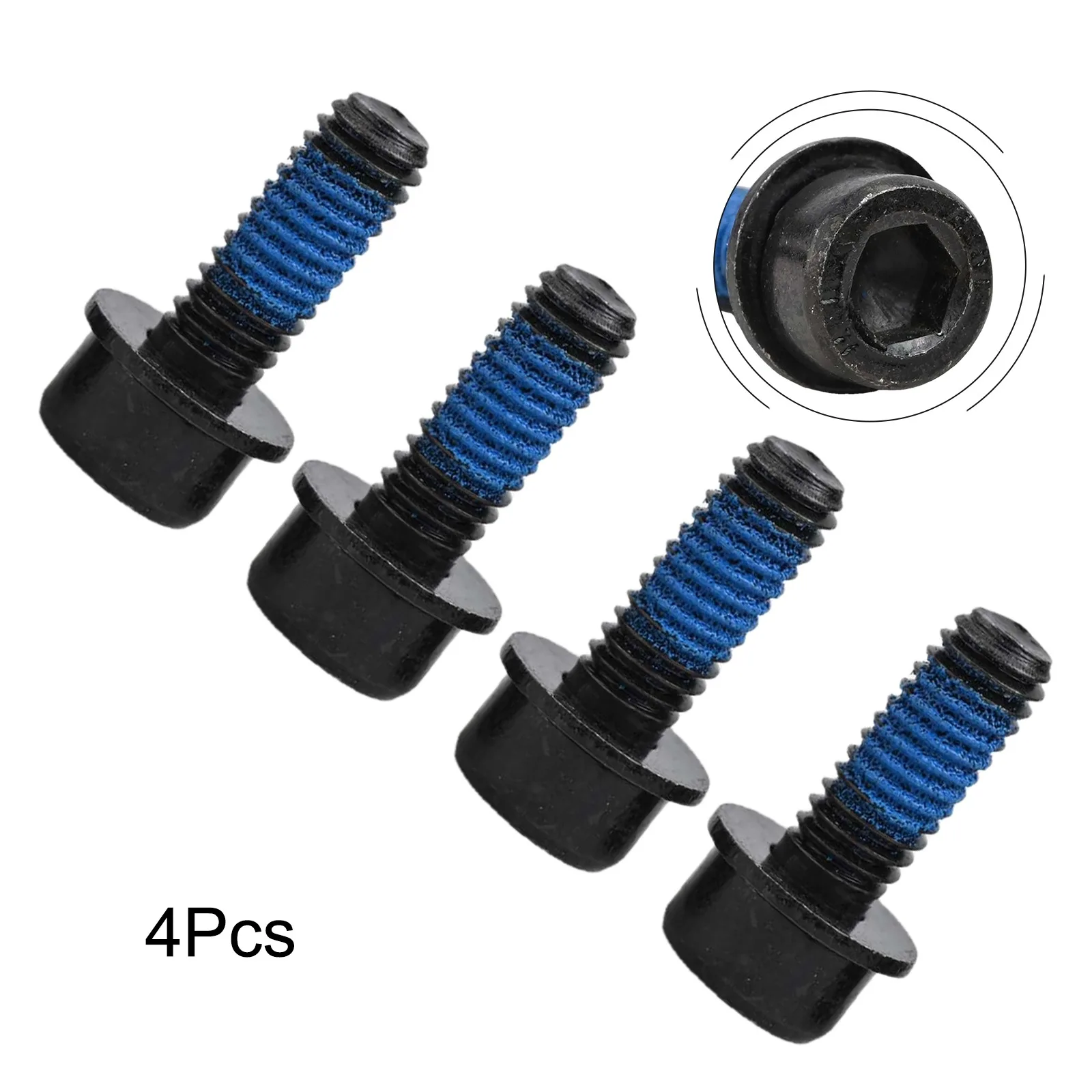 4 Stück M6*18MM Fahrrad-Scheibenbremsen-Montageadapter Bremssattel-Befestigungsschrauben Fahrrad-Zubehörteile