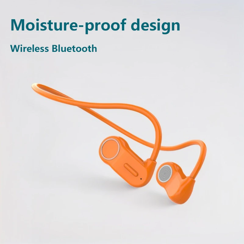 2026 New Bluetooth Earphone Neck Mounted Wireless Headset Sports Wireless HiFi Stereo Music Headset Smooth Sound Conduction