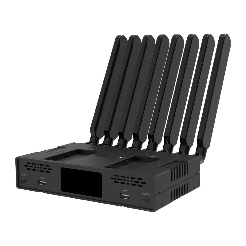 

ProRouterOne 4G/5G aggregation router 10 networks multi-aggregation outdoor live broadcast push streaming